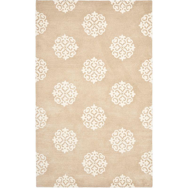 Soho SOH724 Hand Tufted Indoor Area Rug - Beige/Ivory - 5'x8' - Safavieh