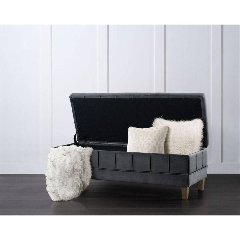 Gloria Velvet Ottoman