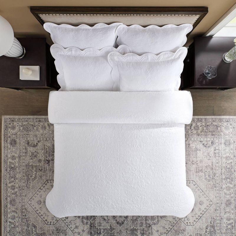 Historic Charleston Historic Charleston Charleston Estate Sham, Scalloped Pillow Cover, Single