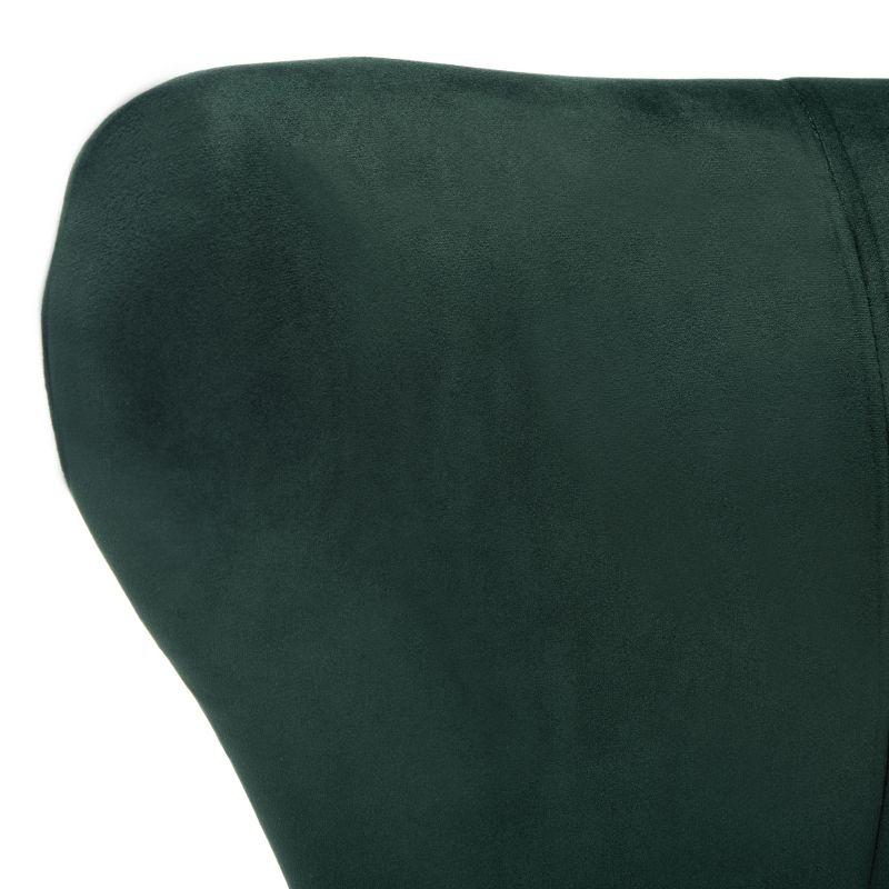 Blair Wingback Accent Chair - ACH4504 - Forest Green/Gold - Safavieh