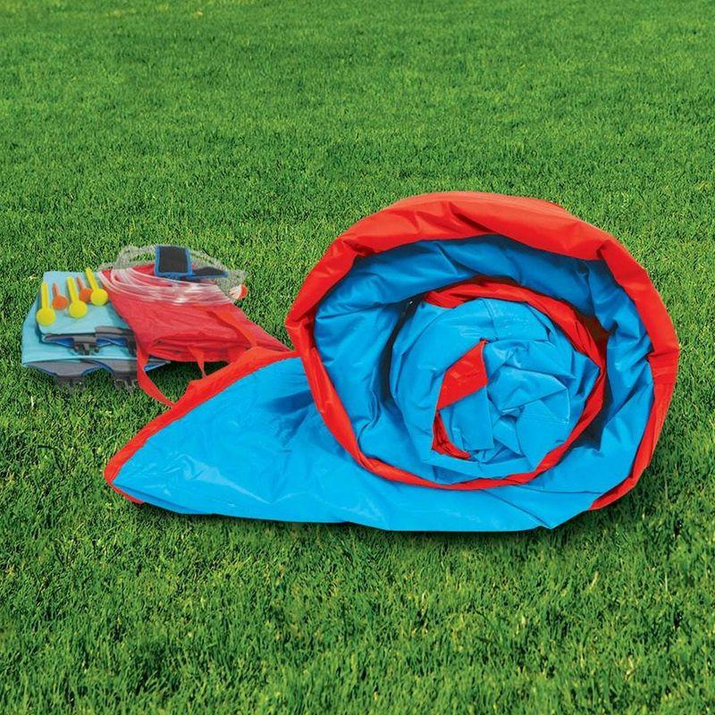 Banzai 16' x 16' Inflatable Water Slide with Air Blower