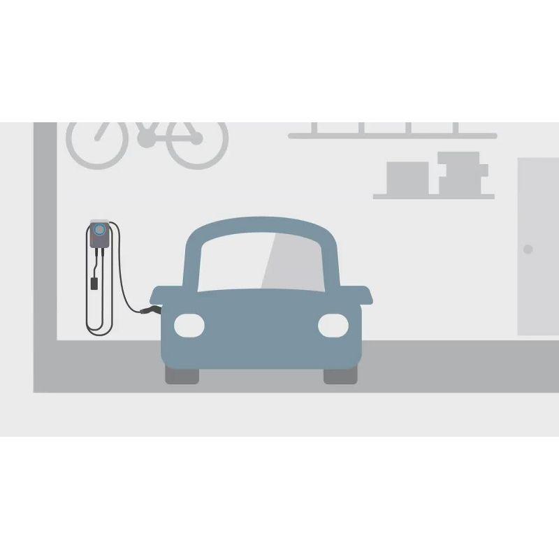 ChargePoint HomeFlex Level 2 EV Charger J1772, Hardwired for Electric Car - Fast Smart Battery Power Charging at Home for Electric Automobile Vehicles