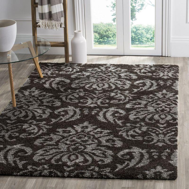 Florida Shag SG460 Power Loomed Area Rug  - Safavieh