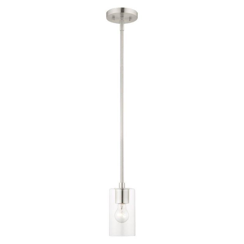 Livex Lighting Zurich 1 - Light Pendant in  Brushed Nickel