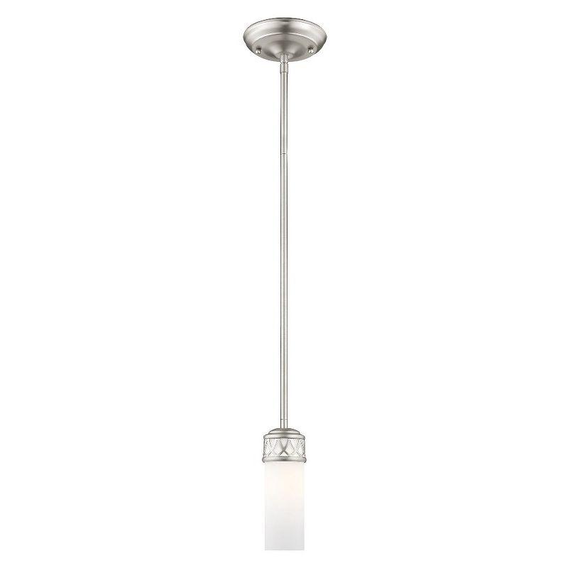 Livex Lighting Westfield 1 - Light Pendant in  Brushed Nickel