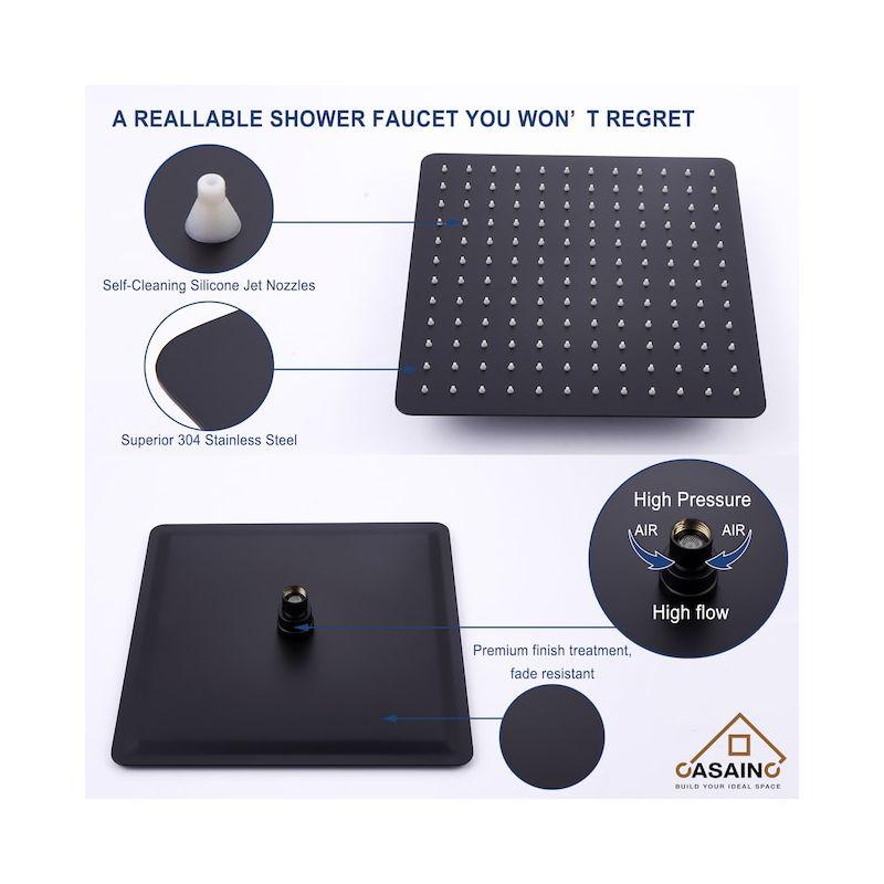 Shower Faucets & Systems All-In-One Kit with Rough in-Valve