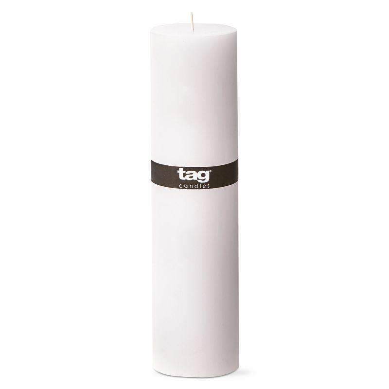 Unscented Pillar Candle