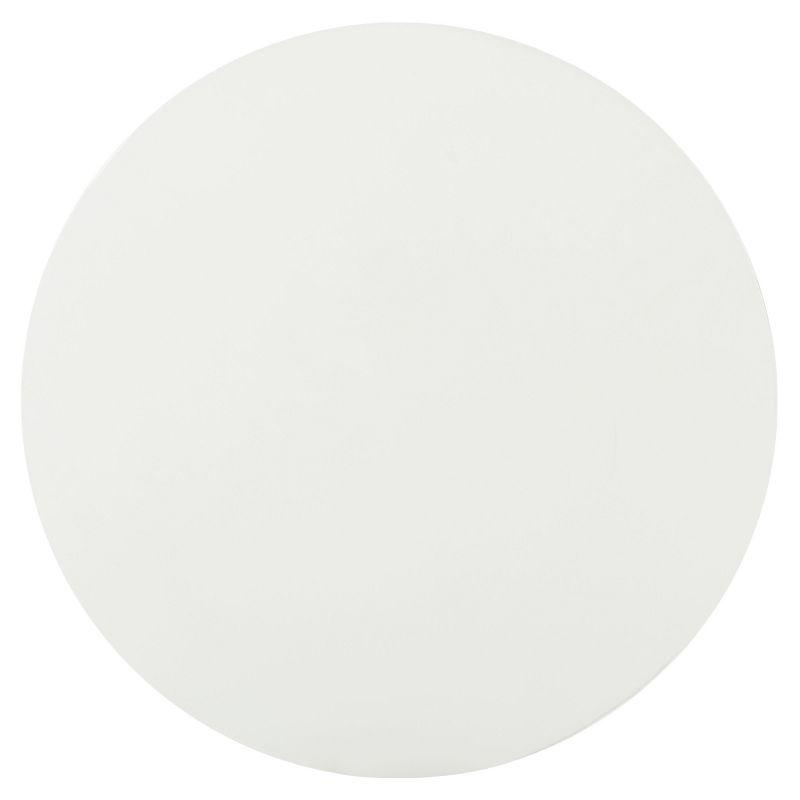 Benaya Concrete Accent Stool - Indoor/Outdoor - VNN1032 - White - Safavieh