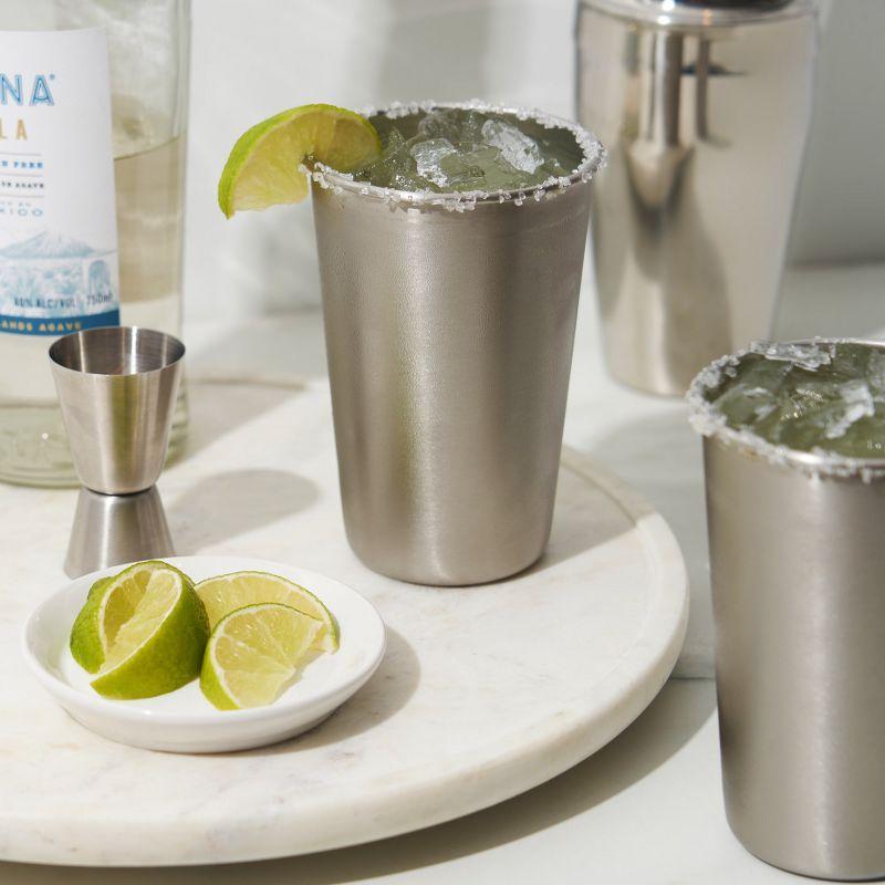 True Stainless Steel Pint Glasses