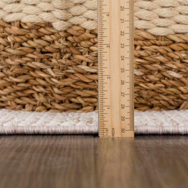 Hauteloom Rectangle Area Rug  Beige