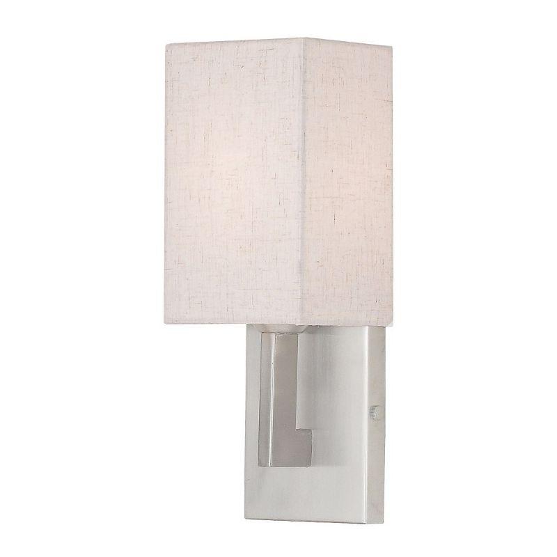 Livex Lighting Meridian 1 - Light Wall Light in  Brushed Nickel