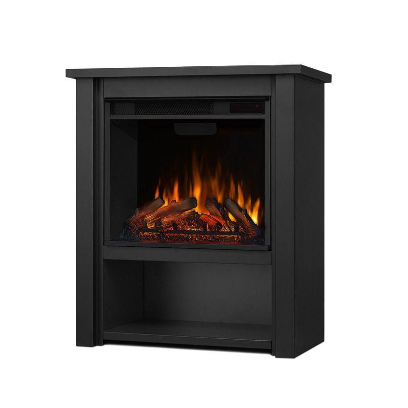 Hollis 32" Electric Fireplace in Black by Real Flame