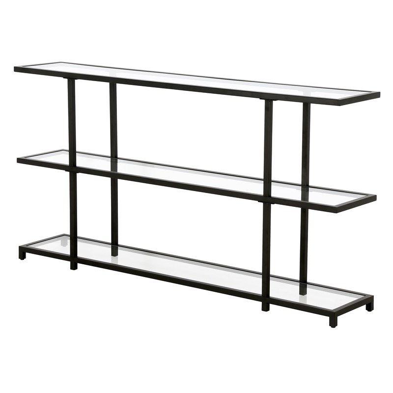 55 in. Black Bronze Console Table - Henn&Hart