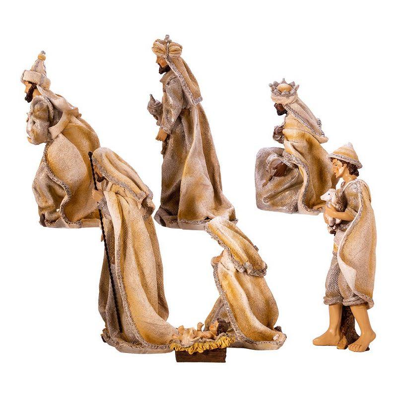Kurt Adler 7 Piece Resin Table Piece Nativity Set | Wayfair
