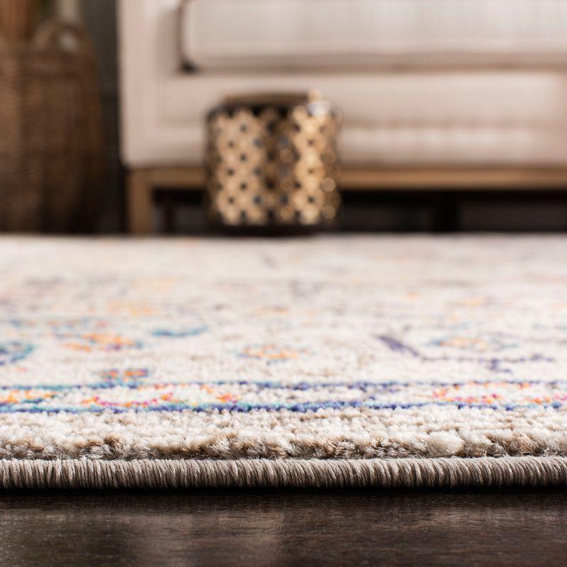 Madison MAD468 Power Loomed Indoor Runner Rug - Grey/Blue - 2'2"x16' - Safavieh