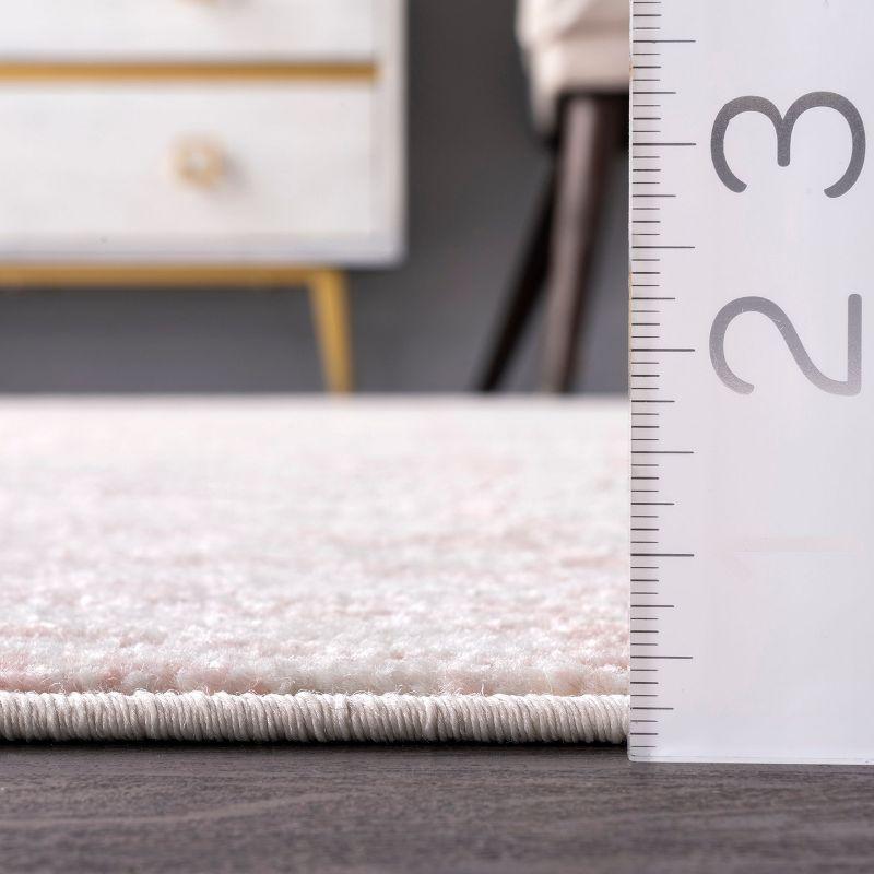 Nuloom Rosanne Geometric 5x7 Indoor Area Rug for Living Room Bedroom Dining Room Kitchen, Pink/Ivory