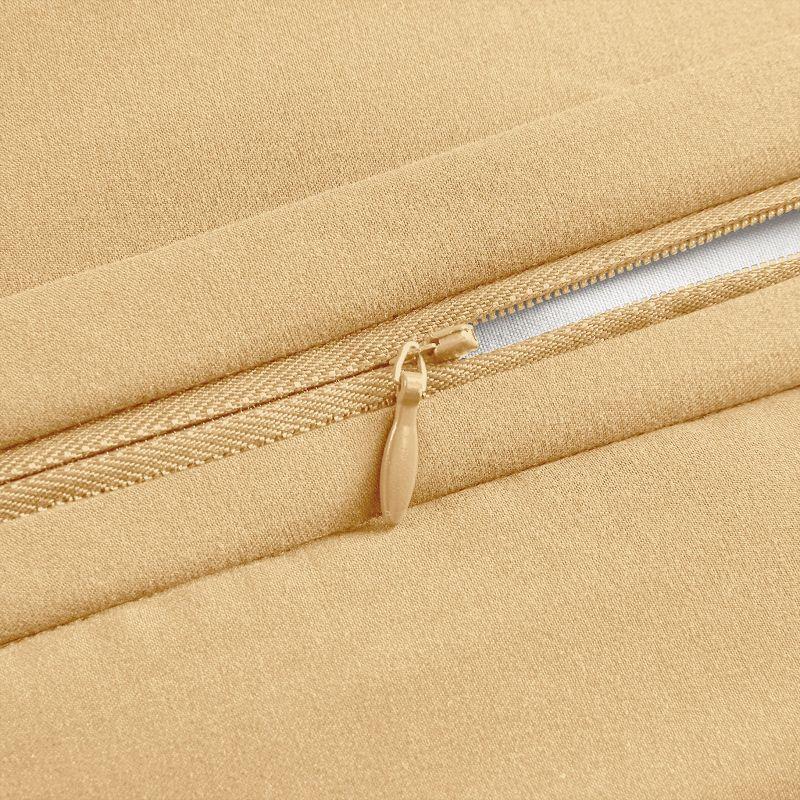 Gracie Mills Gracie Mills Lange 4-Piece Patchwork Chenille Jaquard Comforter Set