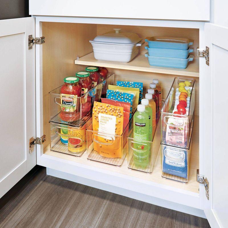 iDesign iDesign Recycled Plastic Stackable Storage Bin - Perfect to Hold Breast Milk  Bags - Clear