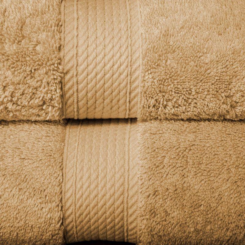 Luxury Cotton Heavyweight Ultra-Plush Bath Towel Set of 2, Toast - Blue Nile Mills