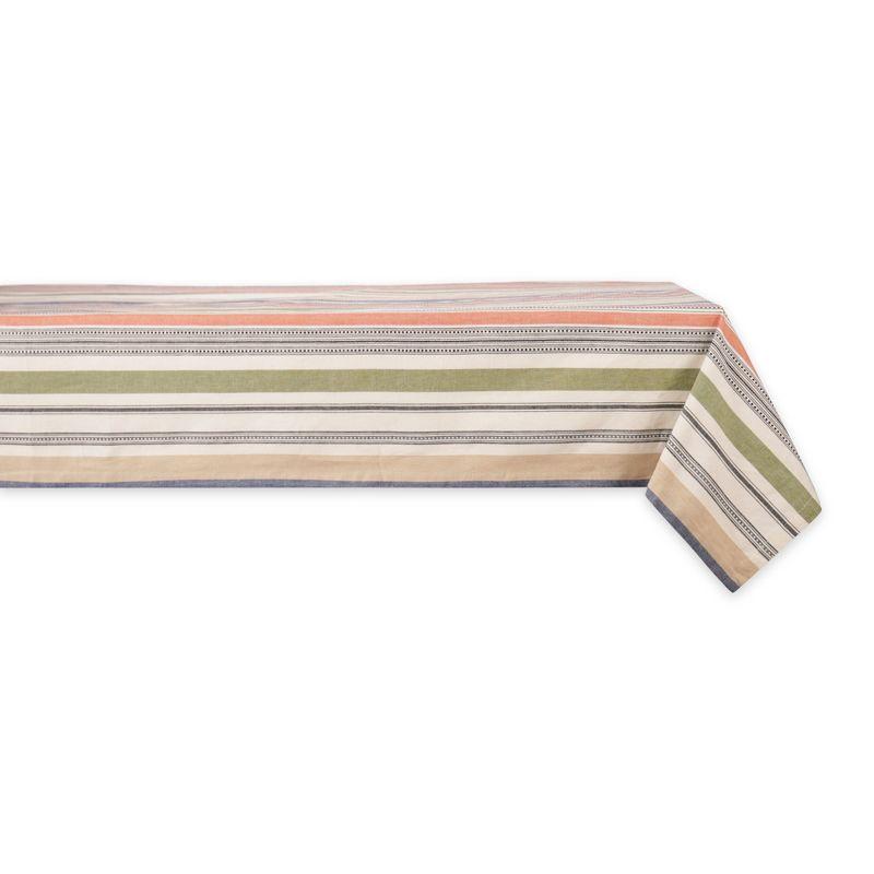 Design Imports  Stripe Tablecloth, Warm Stripe, 60X104"