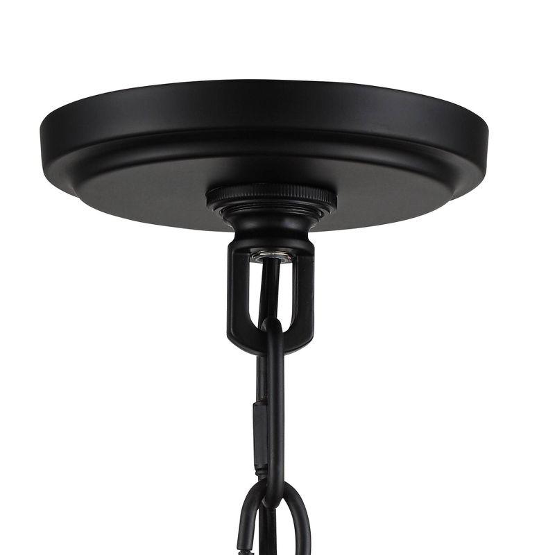 Franklin Iron Works Lacey Black Wagon Wheel Chandelier 29 1/4" Wide Industrial Rustic LED 2-Tier 12-Light Fixture for Dining Room Foyer Kitchen Island