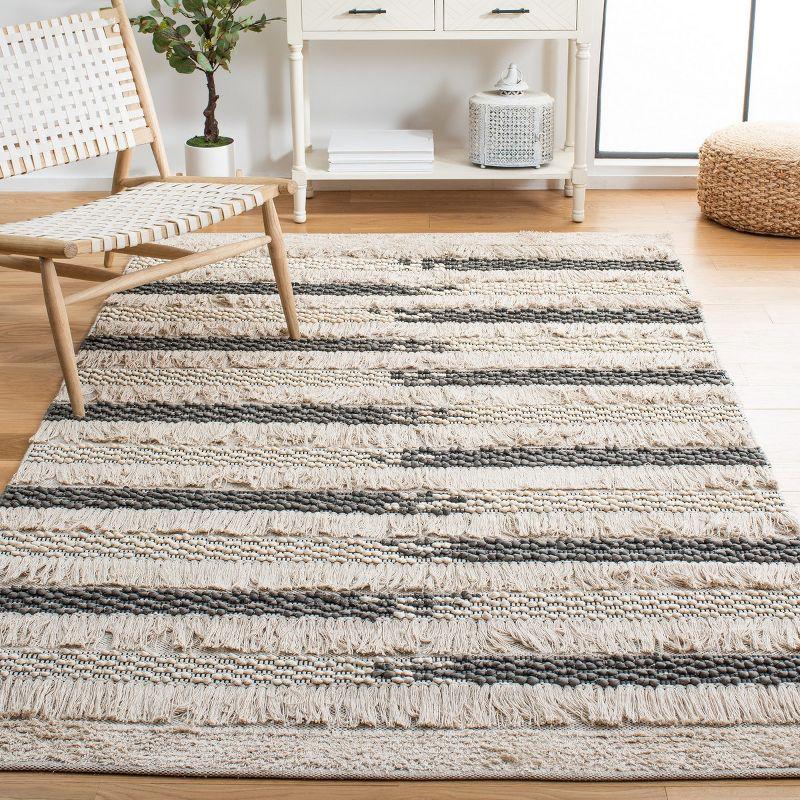 Natura NAT655 Hand Woven Accent Rug - Beige/Grey - 3'x5' - Safavieh.