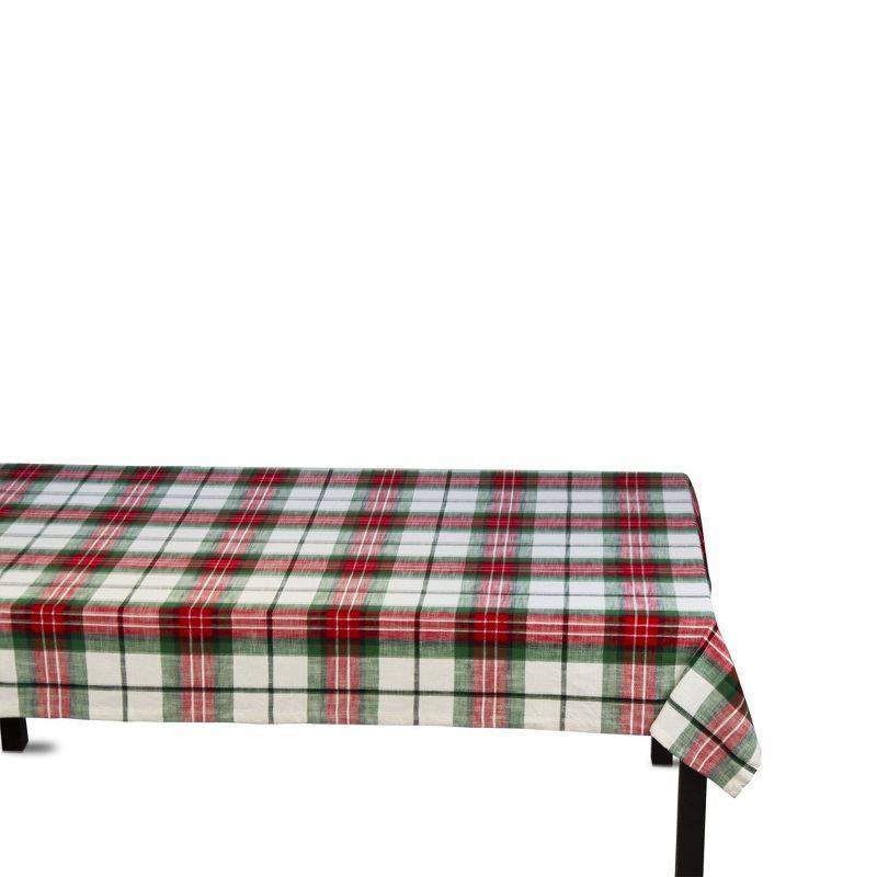 tagltd Festive Plaid Tablecloth Rectangular Table  Cover For Kitchen Dining Home Decor Rustic Fall Thanksgiving Fall