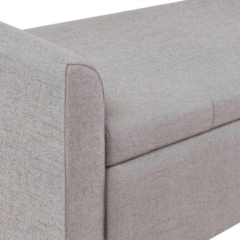 510 Design Blaire Flip-Top Upholstered Storage Bench