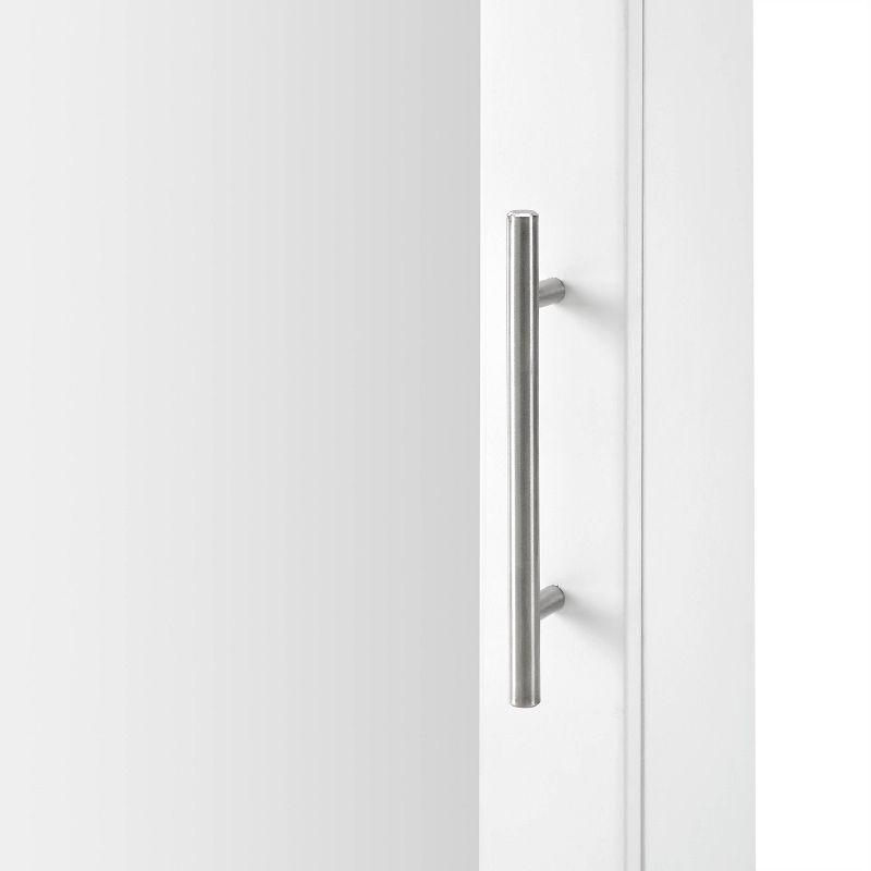 Crosley Savannah Medicine Cabinet White : Microfiber, Machine Washable, Non-Slip Backing