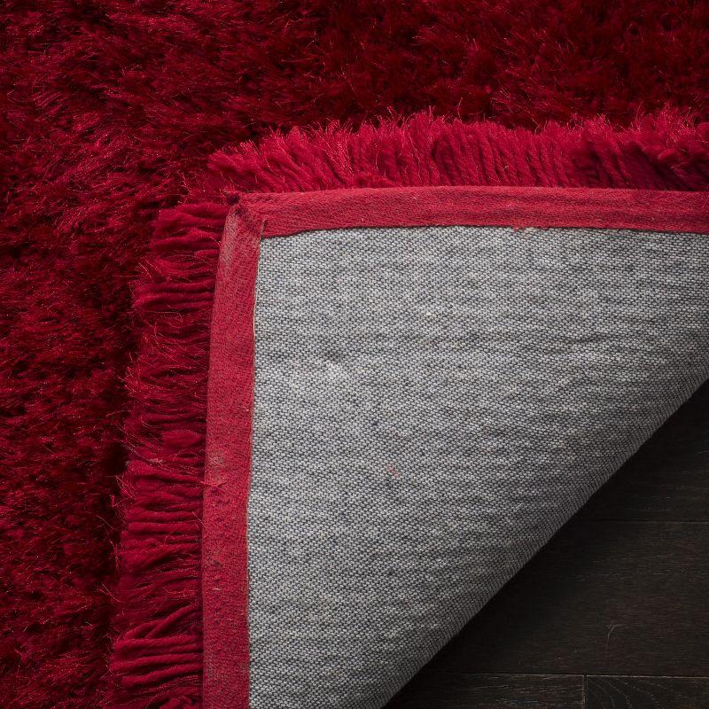 Luxe Shag SGX160 Hand Tufted Indoor Area Rug - Red - 8'x10' - Safavieh