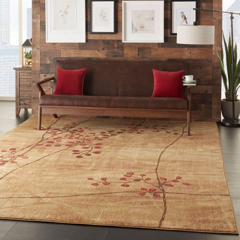 Nourison Somerset Latte Area Rug ST74 9'6" x 13'