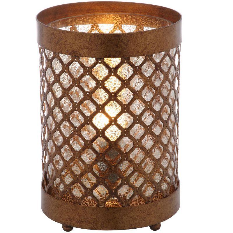 Borden 11.5" Hurrican Lamp (Set of 2) - Gold - Safavieh.