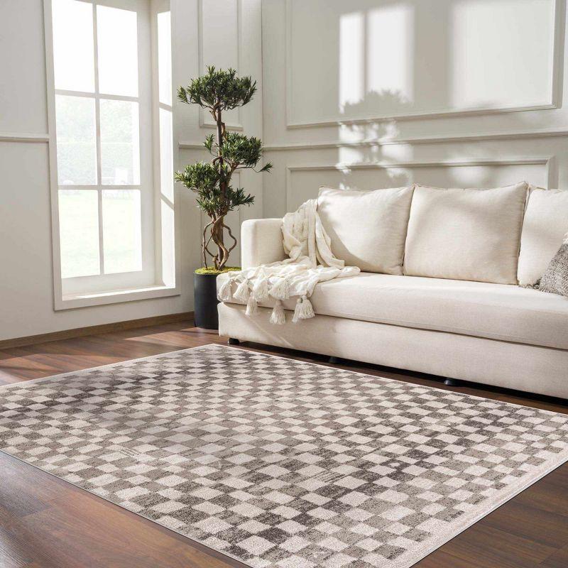 Hauteloom Rectangle Area Rug   Cream