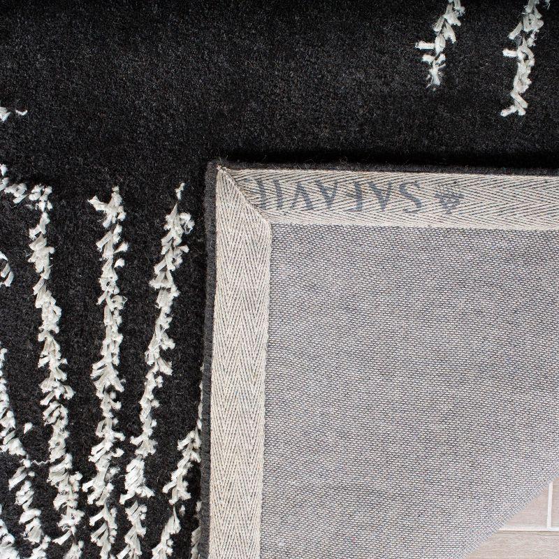 Soho SOH712 Hand Tufted Area Rug - Charcoal/Ivory - 3'6"x5'6" - Safavieh.