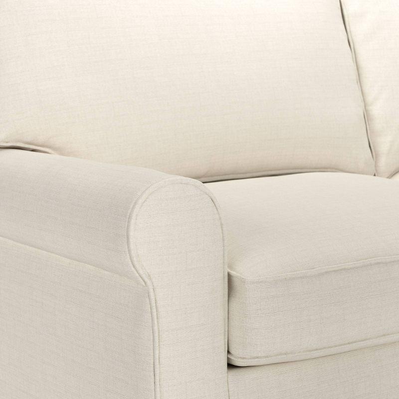 Serta Copenhagen 78" Rolled Arm Sofa, Easy Care Fabric, Soft Pillow Back, Pocket Coil Seat Cushions