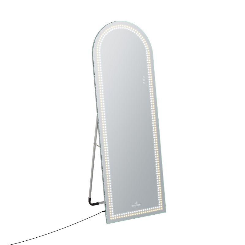 Impressions Vanity Stage Lite Arch Full Length Vanity Mirror Dotted
