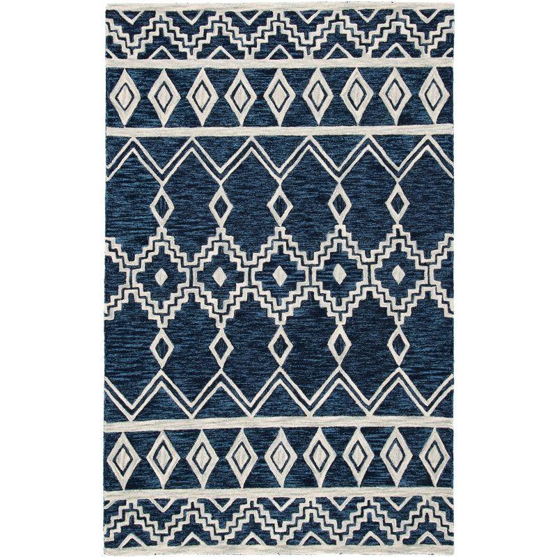 Union Rustic Abbigaile Hand Tufted Wool Southwestern Rug