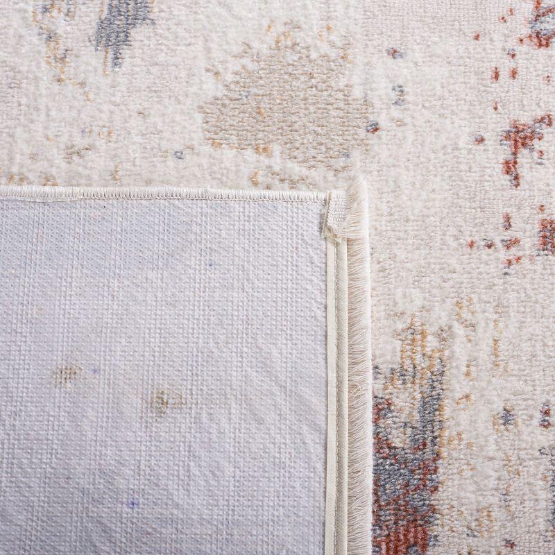 Bayside BAY128 Power Loomed Indoor Machine Washable Runner Rug - Ivory/Grey Pink - 2'2"x8' - Safavieh