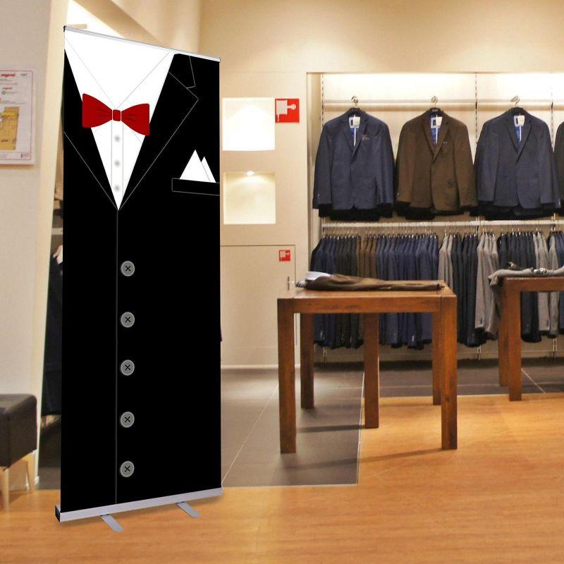 Yescom 2x Economy 33"x79" Retractable Roll Up Banner Stand Trade Show Display