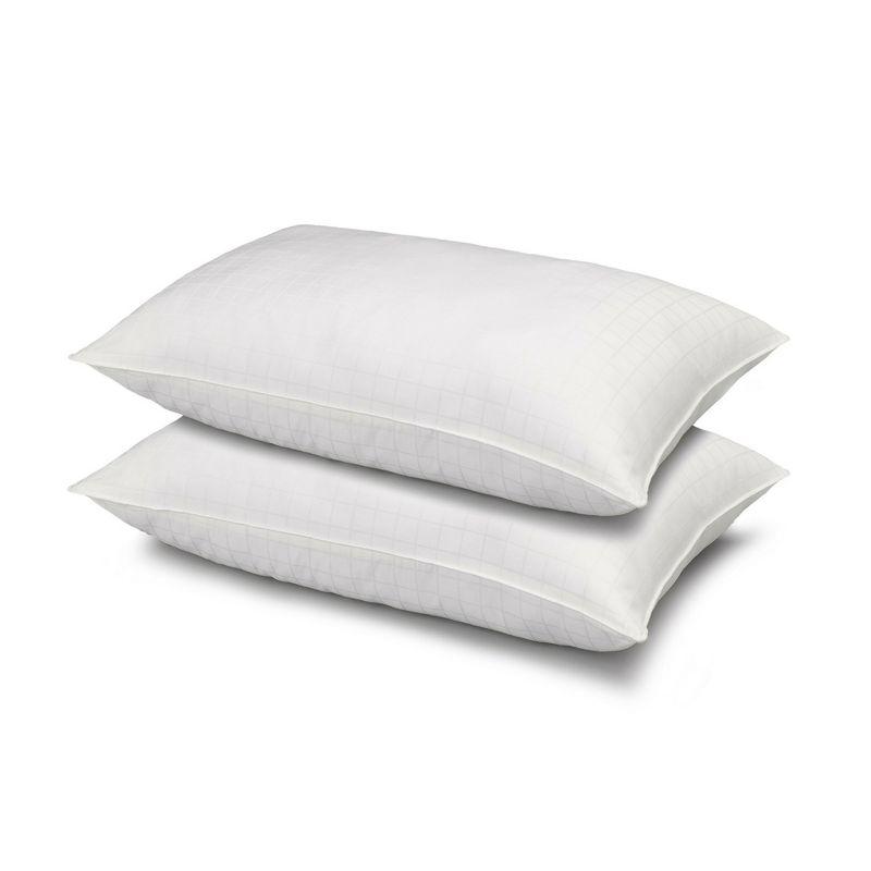 Luxury Hypoallergenic Cotton Mesh Gusseted Pillow with Satin Cord