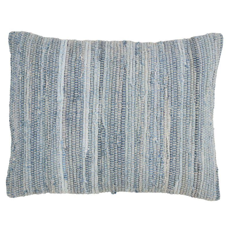 Striped Cotton Throw Pillow