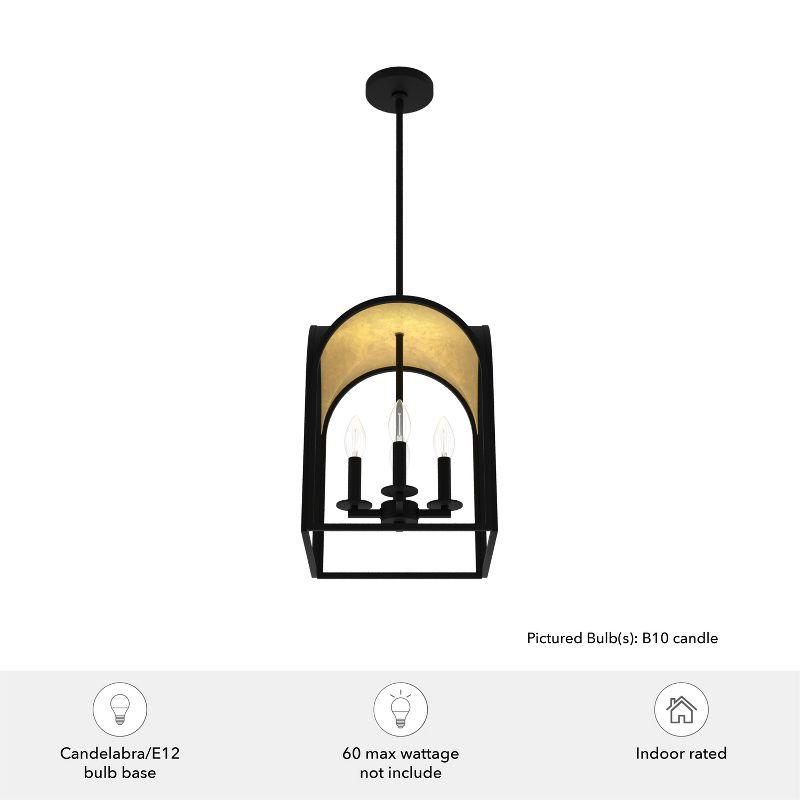 Hunter Fan Dukestown 4 - Light Lantern Geometric Chandelier