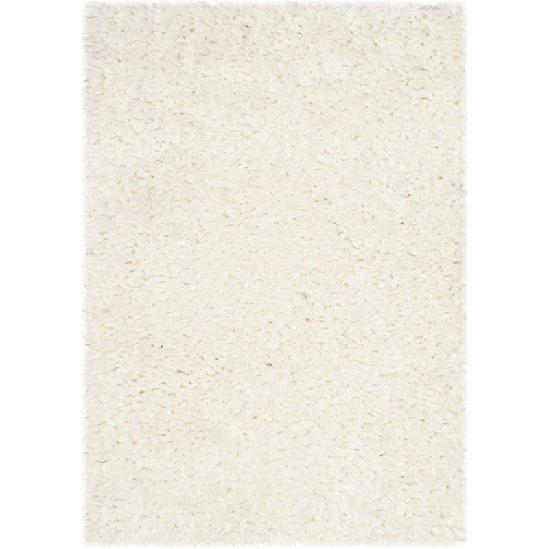 Popcorn Shag SG267 Hand Tufted Indoor Accent Rug - Ivory - 2'x3' - Safavieh