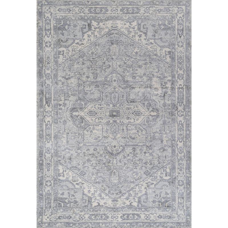 Modern Persian Vintage Medallion Runner Rug - JONATHAN Y