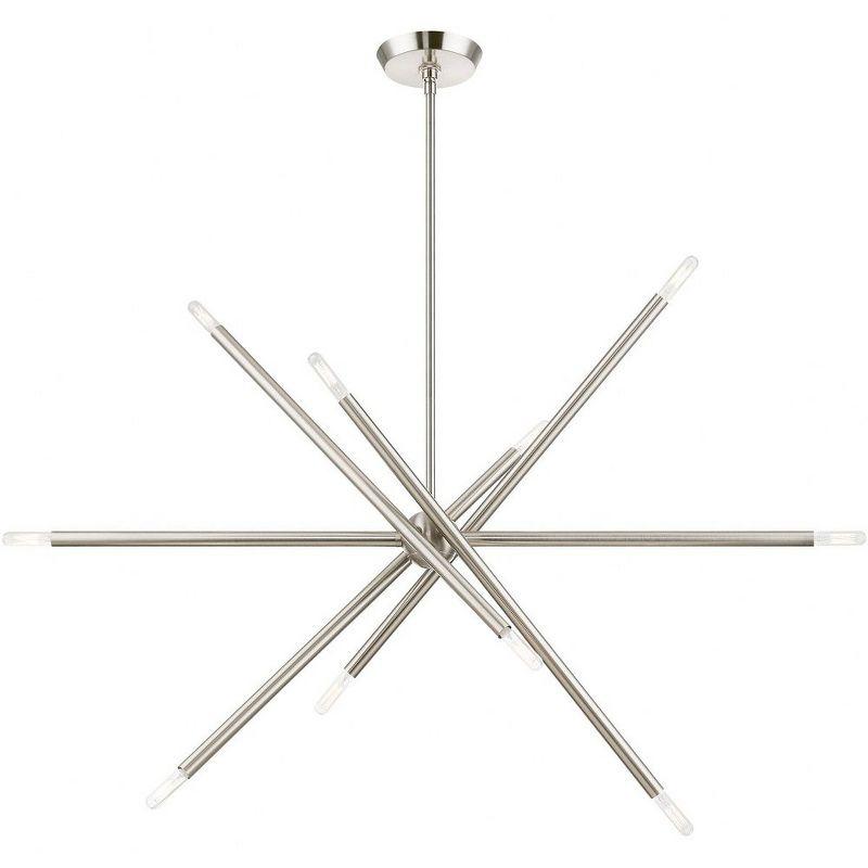 Livex Lighting Soho 10 - Light Chandelier in  Brushed Nickel