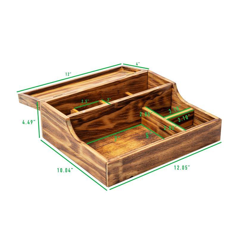 Mind Reader Valet Dresser Organizer, Jewelry Tray, Bedside Caddy, 12"L x 10"W x 4"H & Reviews | Wayfair