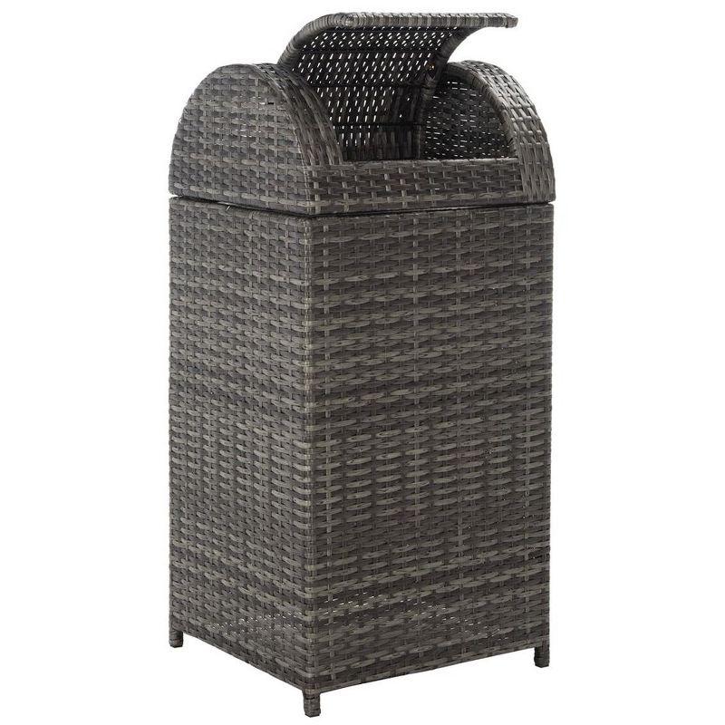 Serapis Outdoor Trash Can  - Safavieh