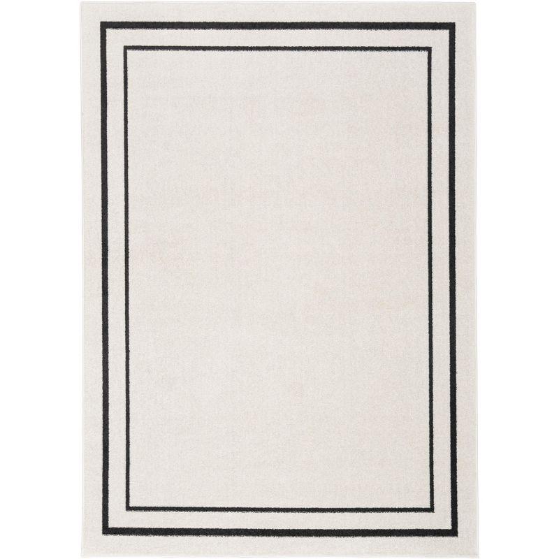 Nourison Essentials Bordered Indoor Outdoor Area Rug