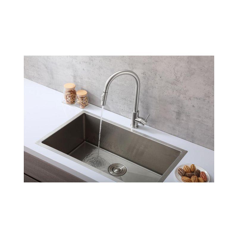 Elegant Lighting Luca Pull Down Spray Touch Kitchen Faucet
