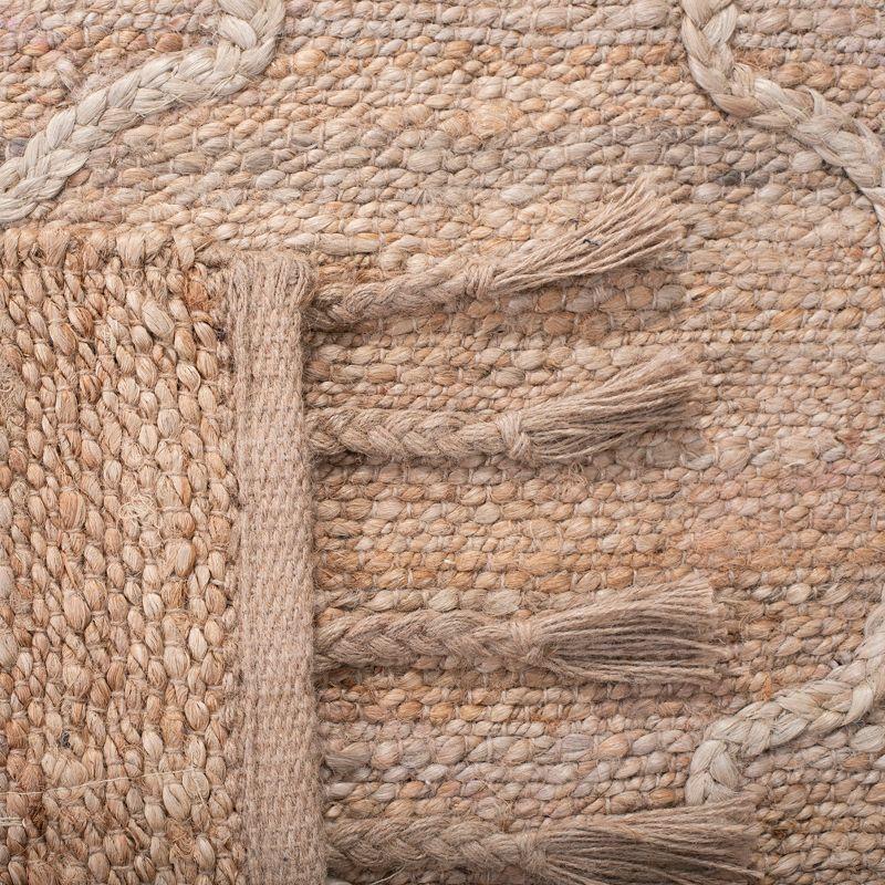 Eco-Friendly Handwoven Jute Rug - Natural 5' x 8'